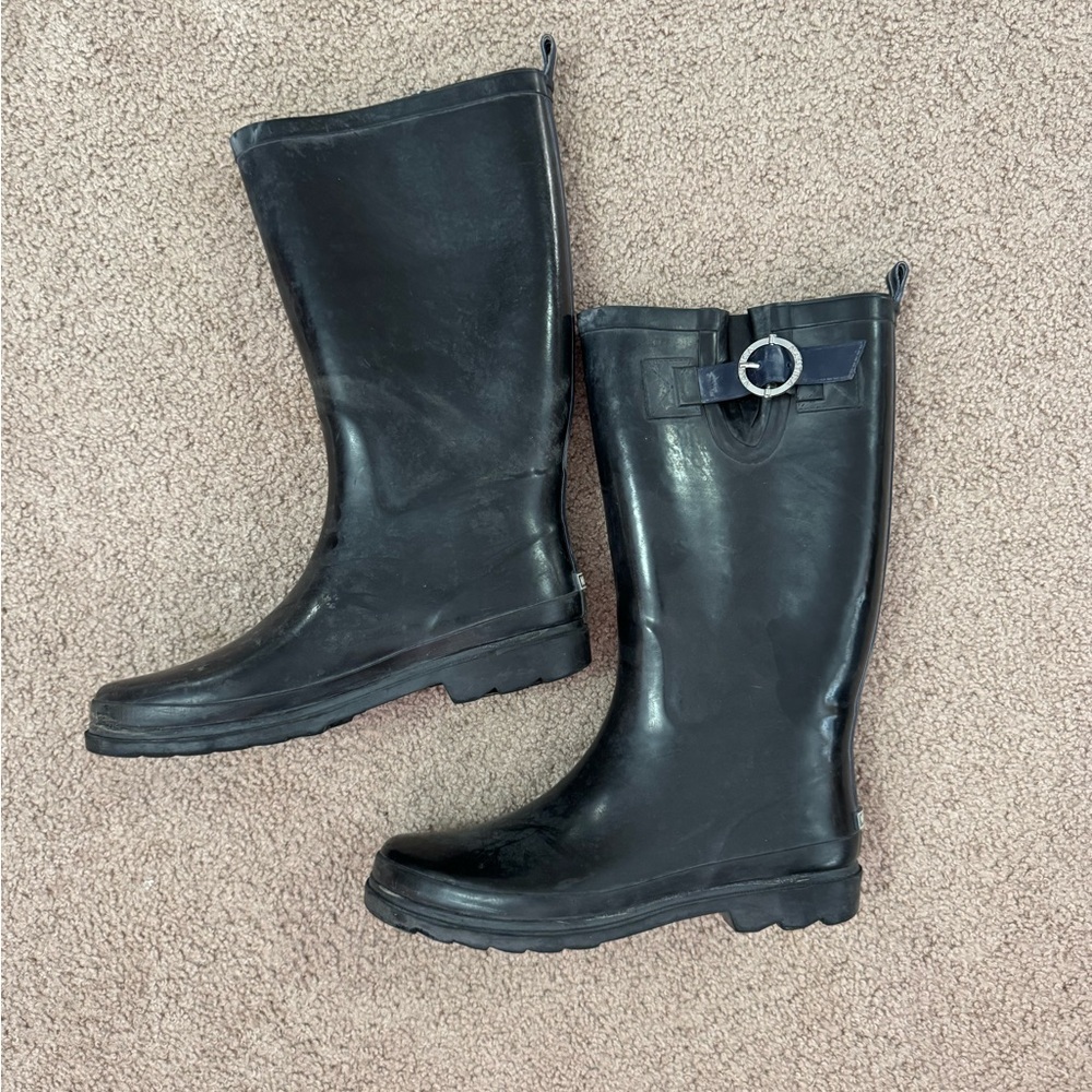 Nautica Black Women's Rain Boots